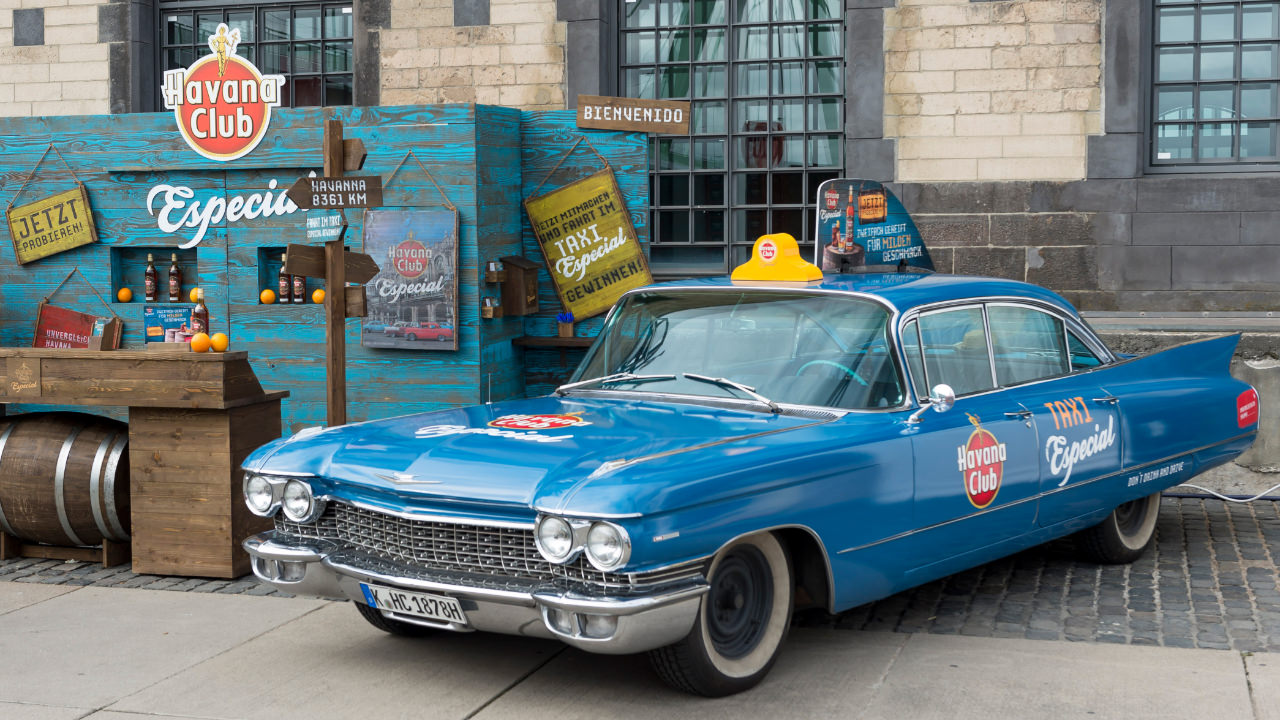 Havana Club Event Aufbau Taxi Especial
