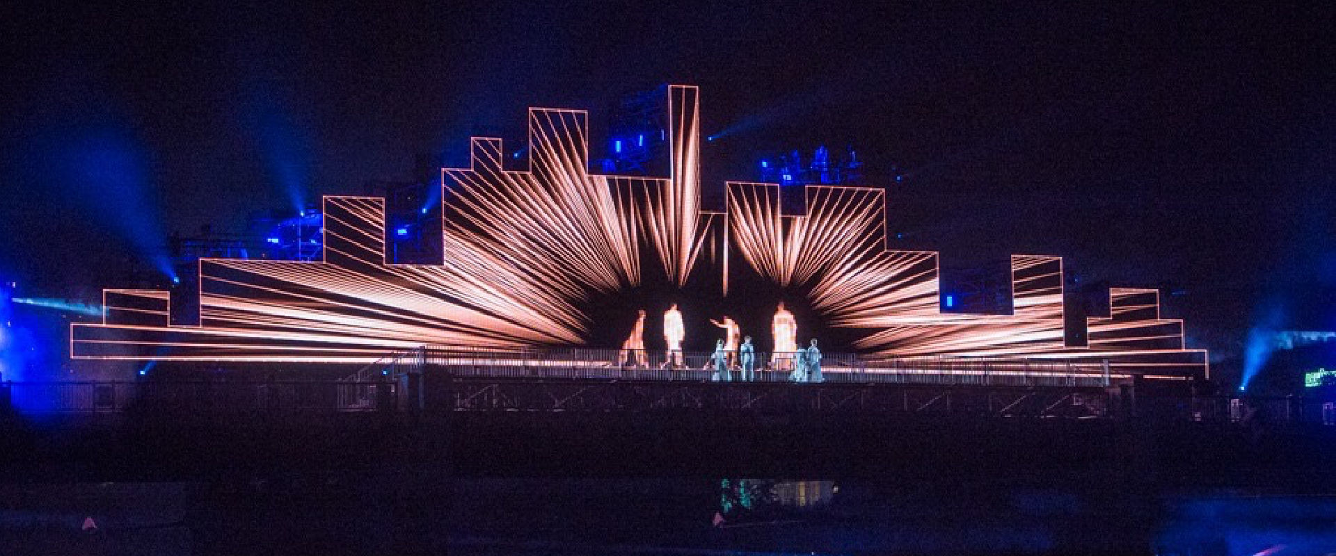 Tag der Deutschen Einheit Bühne mit Live Acts